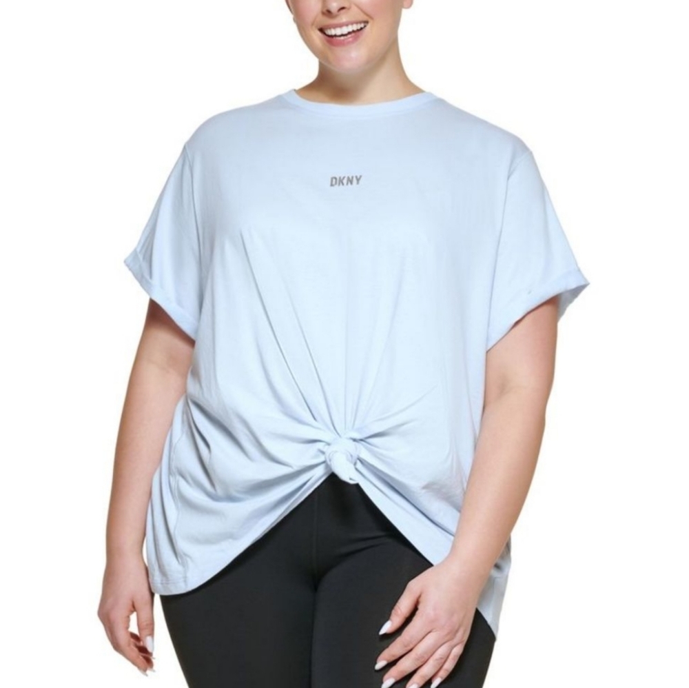 DKNY Sport NWT Fitness Pullover Tee Size 2X Color Halogen